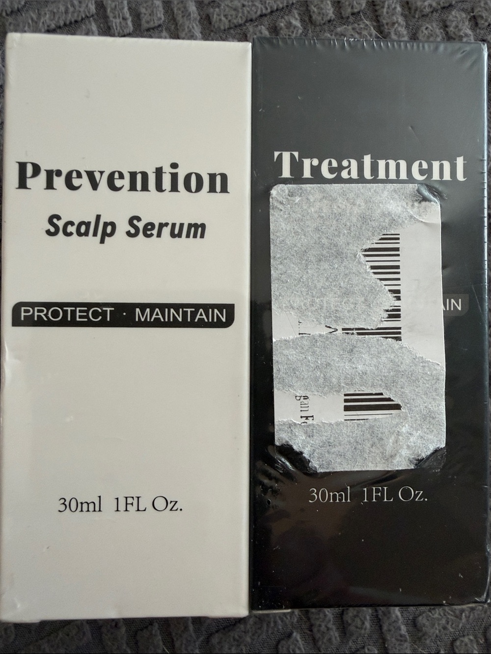 Scalp Serum Treatment - White and Black